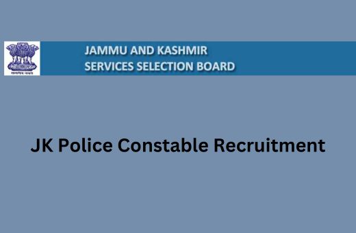 JK Police Constable Recruitment